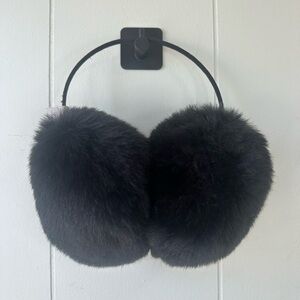 Cozy Black Faux Fur Earmuffs